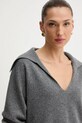BOSS sweter wełniany szary 50547882
