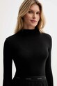 Calvin Klein longsleeve z dodatkiem wełny czarny LV044D239G