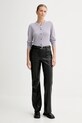 Calvin Klein kardigan wełniany LV044D323G fioletowy AW25