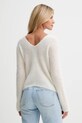 Odzież Calvin Klein kardigan z dodatkiem wełny LV044D344G beżowy