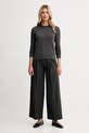 Calvin Klein sweter z dodatkiem wełny LV044D370G szary AW25