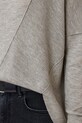 Odzież AllSaints sweter wełniany ISLA W004KD szary