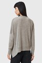 AllSaints sweter wełniany ISLA szary W004KD