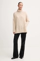 Barbour sweter z dodatkiem wełny LKN1261 beżowy AW25