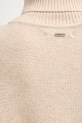 Barbour sweter z dodatkiem wełny beżowy LKN1261
