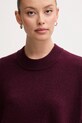Barbour sweter wełniany LEONIE bordowy LKN1706