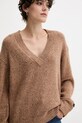 Calvin Klein Jeans sweter brązowy LV044D328G
