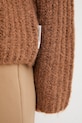 Calvin Klein Jeans sweter LV044D361G brązowy