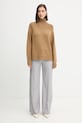 Вовняний светр MICHAEL Michael Kors MF561CGF2G зелений AW25