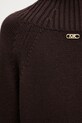MICHAEL Michael Kors sweter wełniany MF561CGF2G brązowy