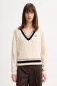Fred Perry sweter pozostałe beżowy K1102