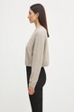 Fred Perry sweter z dodatkiem wełny K1115 beżowy AW25