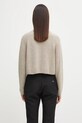 Odzież Fred Perry sweter z dodatkiem wełny K1115 beżowy