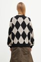 Odzież Fred Perry kardigan z wełną K1119 czarny