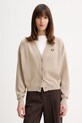 Fred Perry kardigan bawełniany bawełna beżowy K1120