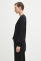 Fred Perry kardigan bawełniany K1120 czarny AW25