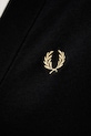 Fred Perry kardigan bawełniany K1120 czarny