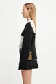Пуловер с вълна Andersson Bell Sylvia Abstract Patchwork atb1365w черен AW25