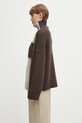 JW Anderson wool blend sweater Two Tone Patch Pocket KW1402.YN0367 beige AW25