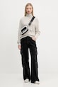 Vlnený sveter Karl Lagerfeld Jeans A4W18020 béžová AW25