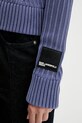 Karl Lagerfeld Jeans pamut kardigán A4W18017 lila