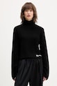 Karl Lagerfeld Jeans pulover grosime medie negru A4W18021
