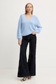 Свитер с добавлением шерсти Morgan MVALI голубой AW25