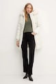 Свитер с примесью шерсти Morgan MROCK зелёный AW25