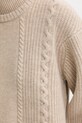 G-Star sweter wełniany 0 D27730.D770 beżowy