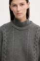 G-Star sweter wełniany 0 szary D27730.D770