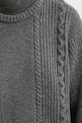 G-Star sweter wełniany 0 D27730.D770 szary