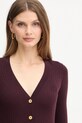 Pulover z dodatkom volne Elisabetta Franchi bordo MK33S57E2