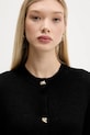 HUGO cardigan de lână negru 50548248