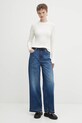 HUGO sweter 50549762 beżowy AW25