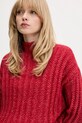 Sveter s prímesou vlny HUGO červená 50550210