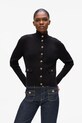 Karl Lagerfeld cardigan uni negru A4W18040