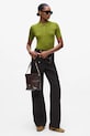 Karl Lagerfeld bluză verde A4W18053