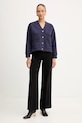 Karl Lagerfeld kardigan A4W20034 granatowy NC25