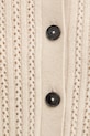 Marc O'Polo sweter wełniany 508605460209 beżowy