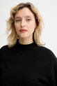 Odzież Marc O'Polo sweter z dodatkiem wełny 509511860481 czarny