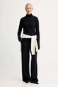 Marc O'Polo sweter bawełniany 509605960173 granatowy AW25