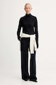 Pamučni pulover Marc O'Polo 509605960173 mornarsko plava AW25