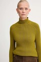 Marc O'Polo sweter bawełniany zielony 509605960173