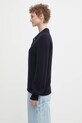 Lacoste sweter wełniany AF4010 granatowy AW25