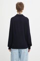 Odzież Lacoste sweter wełniany AF4010 granatowy