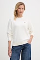 Lacoste sweter z wełną okrągły beżowy AF4158