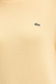 Lacoste sweter z wełną AF4158 żółty