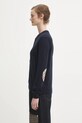 Barbour kardigan z dodatkiem wełny Pendle Knitted Cardigan LKN1076NY78 granatowy AW25