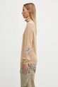 Barbour wool blend jumper Pendle Roll Collar Knitted Jumper LKN1077BE12 beige AW25