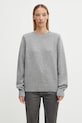 Barbour maglione in lana Woodhouse Knitted Jumper semplice grigio LKN1666GY15
